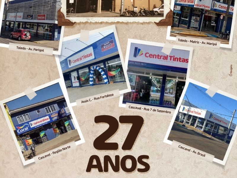 27 Anos Central Tintas