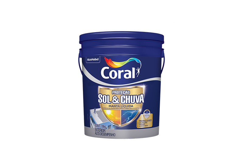 Coral Proteção Sol & Chuva Manta Líquida